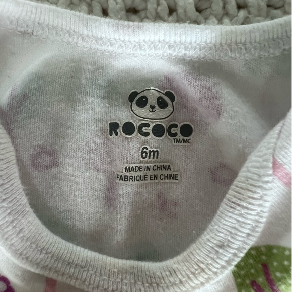 6 month girl summer outfit - onesie and shorts - Picture 3 of 3